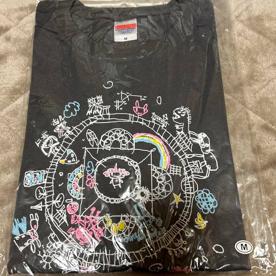 新品未使用 めめめのくらげ 半袖Tシャツ サイズL 村上隆 映画 カイカイキキ ホワイト マルチカラー Jellyfish Eyes 中古 4b000904 新品未使用 めめめのくらげ 半袖Tシャツ サイズL 村上隆 映画